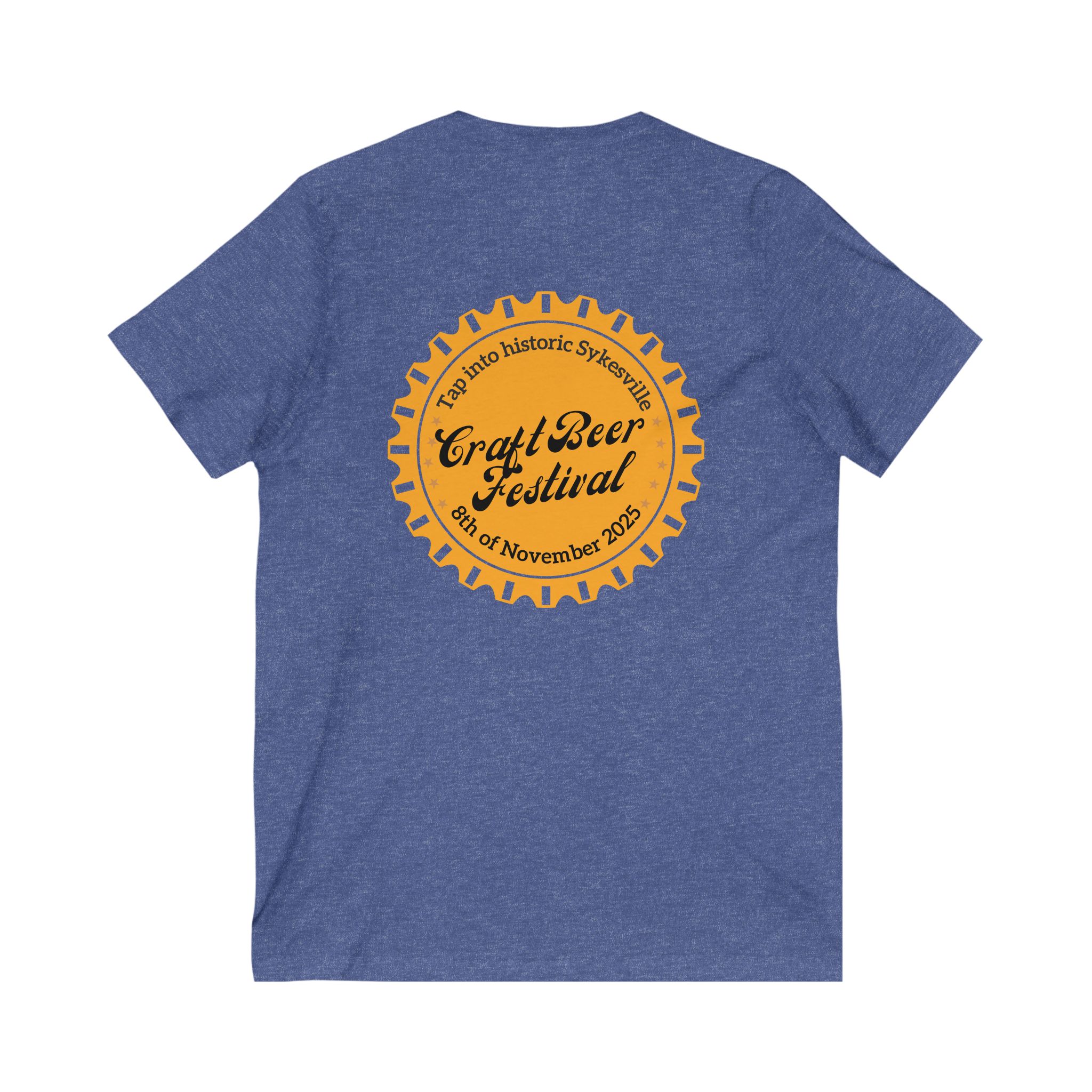 Craft Beer Festival Bottle Cap V-Neck